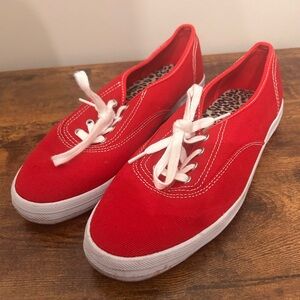 Kelly & Katie Red Canvas Sneakers